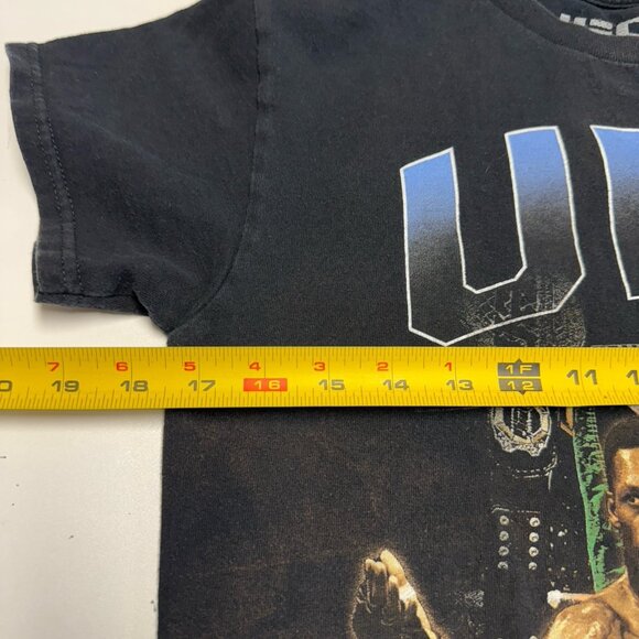 UFC T Shirt Small 17.5x23.5 Black Short Sleeve Ultimate Fighting McGregor Jones - Picture 9 of 10
